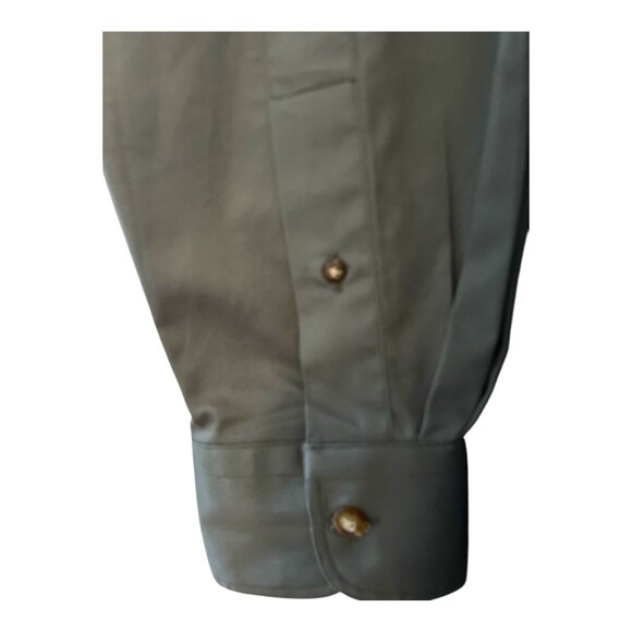 F.A. MacCluer Men's Shirt L | 100% Cotton Green Button-Down | Ranger Fit India M - Picture 3 of 6